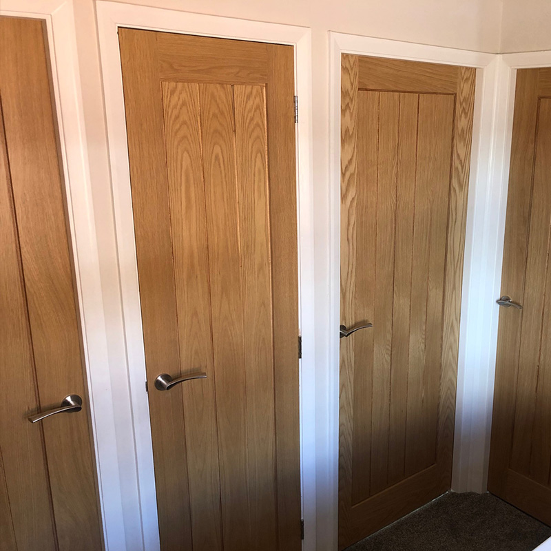 new frame installations, new and old door fitting, internal door re-sizing and fitting, locks and handle fitting, stud wall and doorway adjustments, fire door set installations, frame repairs, architrave and skirting